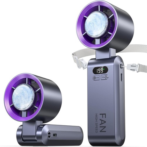 Handheld portable fan with ice - portable,
